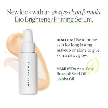 Well People Bio Brightener Priming Serum – Nourishing Vegan & Cruelty-Free Primer for Long-Lasting Makeup and Healthy Glow Avelisse