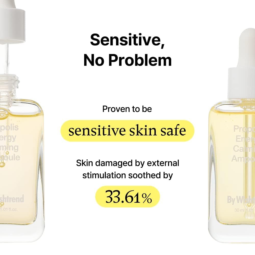 By Wishtrend Propolis Energy Calming Ampoule 30ml – Soothing Ampoule for Sensitive, Troubled Skin with Hyperpigmentation and Hydration Benefits - görsel 6