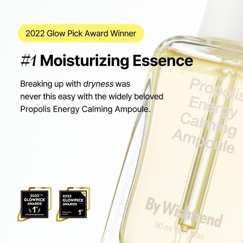 By Wishtrend Propolis Energy Calming Ampoule 30ml – Soothing Ampoule for Sensitive, Troubled Skin with Hyperpigmentation and Hydration Benefits - görsel 4