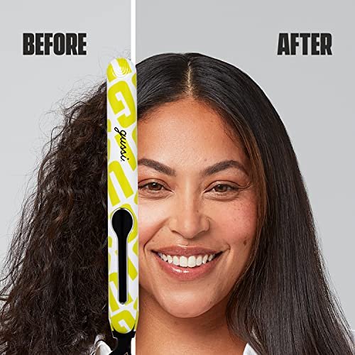 GUSSI HAIRCARE Hair Mane Squeeze 1" Titanium & Ceramic Flat Iron Hair Straightener with Heat Mat - 60 sq. inch Plates for Professional and Home Use - görsel 12