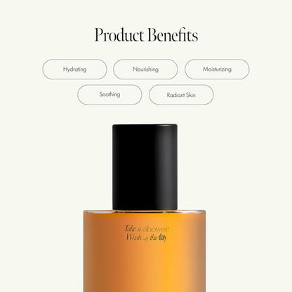 Fig Whisky Hydrating Body Oil – Fast-Absorbing & Non-Greasy Moisturizer with Fig, Argan & Jojoba Oils – Silky Smooth Glow & Deep Nourishment, Woody Scent, 3.38 fl. oz Avelisse