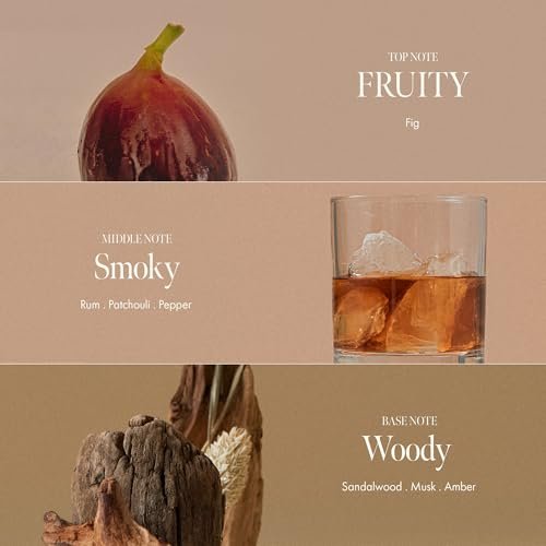 Fig Whisky Hydrating Body Oil – Fast-Absorbing & Non-Greasy Moisturizer with Fig, Argan & Jojoba Oils – Silky Smooth Glow & Deep Nourishment, Woody Scent, 3.38 fl. oz Avelisse
