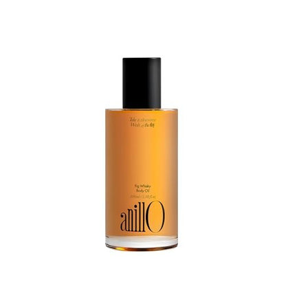 Fig Whisky Hydrating Body Oil – Fast-Absorbing & Non-Greasy Moisturizer with Fig, Argan & Jojoba Oils – Silky Smooth Glow & Deep Nourishment, Woody Scent, 3.38 fl. oz Avelisse