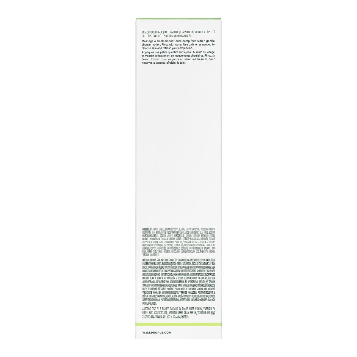 Well People Juice Cleanse Soothing Aloe Face Cleanser | Nourishing Gel-Based Cleanser for All Skin Types | Vegan & Cruelty-Free Avelisse