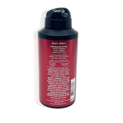 Bath & Body Works Bourbon Body Spray for Men - 3.7 oz (Pack of 3) - Long-Lasting Men's Fragrance Avelisse