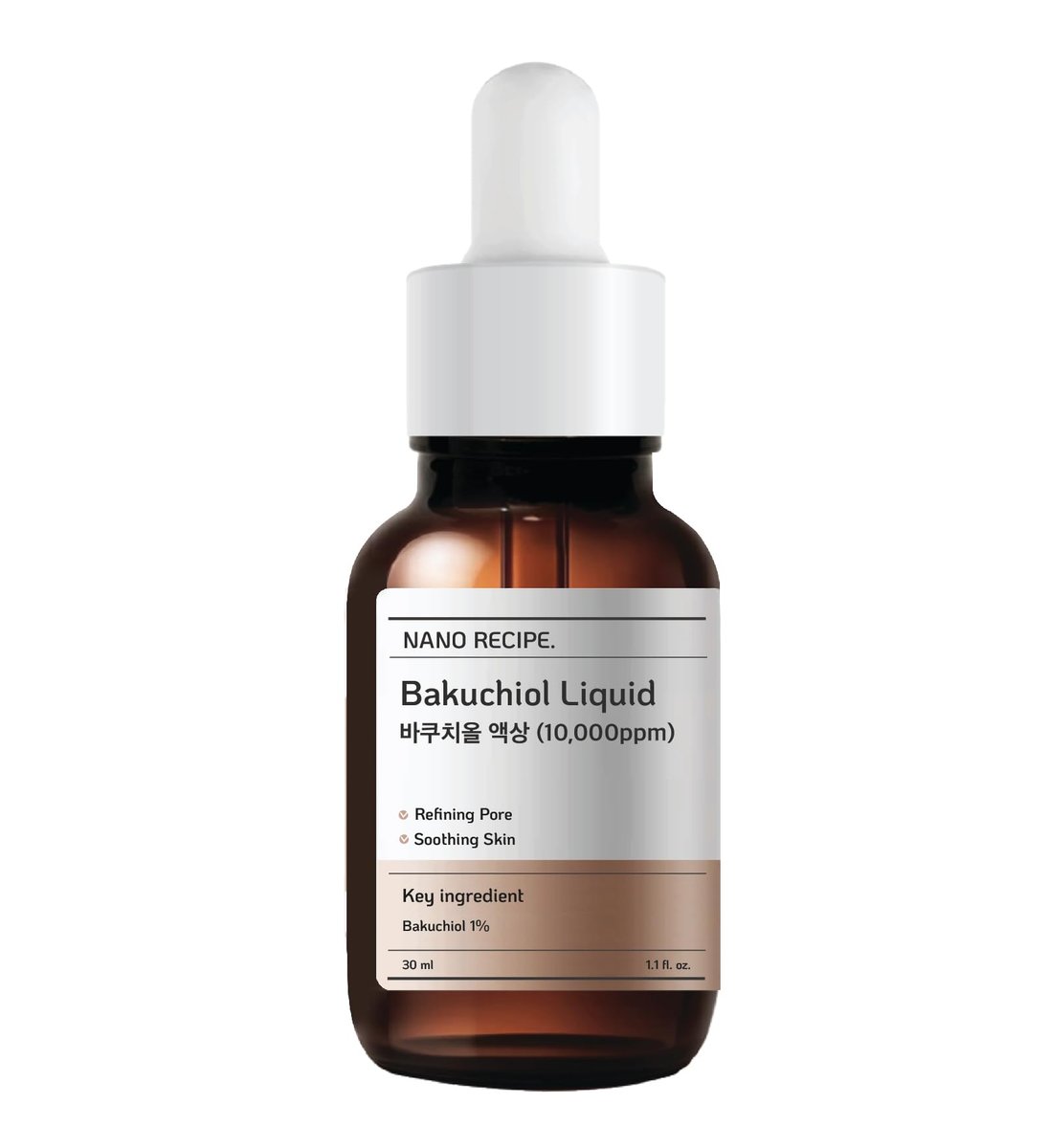 Korean Bakuchiol Concentrate 10000ppm - Retinol Alternative Serum, Vegan, Non-GMO, Cold Pressed, 30ml Avelisse