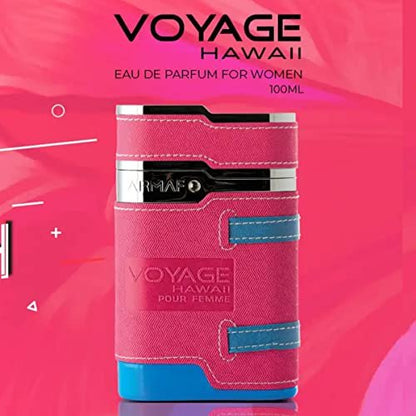 ARMAF Voyage Hawaii Eau De Parfum for Women - 3.4 oz | Long-Lasting Floral Fragrance