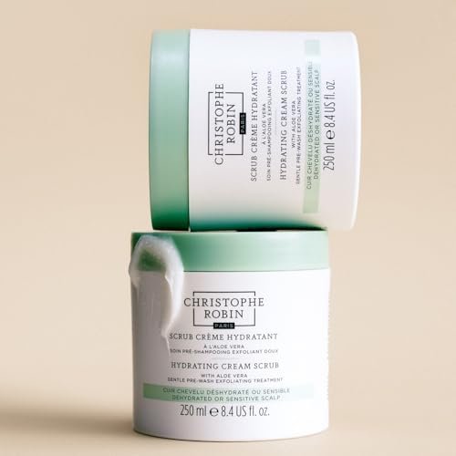 Christophe Robin Hydrating Leave-In Cream with Aloe Vera – Nourishing, Softening, Heat Protection for Dry Hair (5 fl. oz) - görsel 3