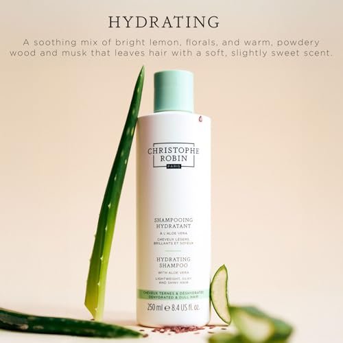 Christophe Robin Hydrating Cream Scrub with Aloe Vera - Pre-Wash Hair Treatment for Dry, Dehydrated Scalp - 8.4 fl. oz - görsel 4