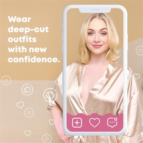 Bayside Chest Wrinkle Patches Reusable - Anti-Aging Patches for Fine Lines, Long-Lasting Wrinkle Pads for Youthful Appearance, Skin-Safe Chest Care Solution, Includes 4 Durable Pads for Smooth Look (4ct) Avelisse