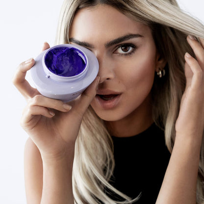 Kerastase Blond Absolu Ultra-Violet Purple Hair Mask for Lightened, Highlighted and Grey Hair - Neutralizes Brassy and Yellow Undertones with Hyaluronic Acid, 6.8 Fl Oz Avelisse