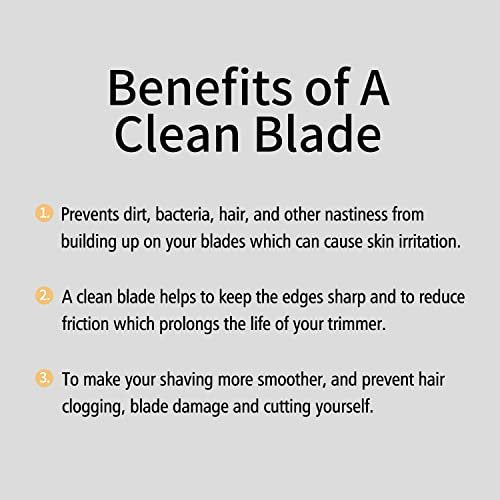 MANSPOT Black Replaceable Blade (2-Pack) for Men's Trimmer - Ceramic Ball Shaver Replacement Head Avelisse