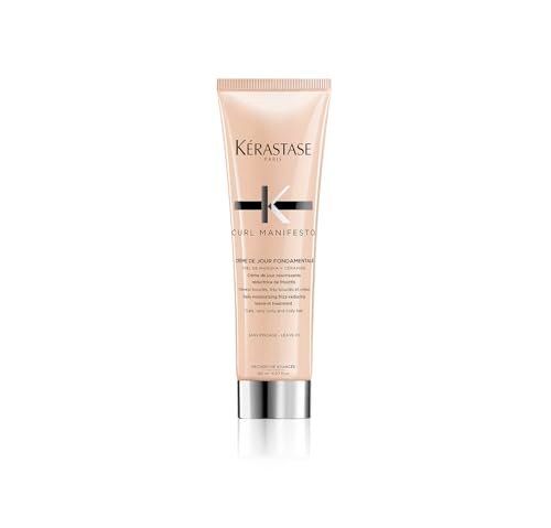 Kerastase Curl Manifesto Crème de Jour Fondamentale Hair Cream - Leave In Treatment & Heat Protectant, Controls Frizz & Enhances Curls, 5.07 Fl Oz Avelisse