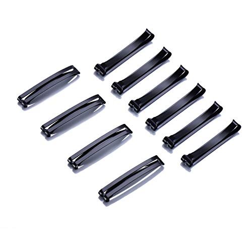 Pack of 24 Metal Hair Barrettes Clips – No-Slip Grip Stay Tight Barrettes for Girls and Women, Black - görsel 2