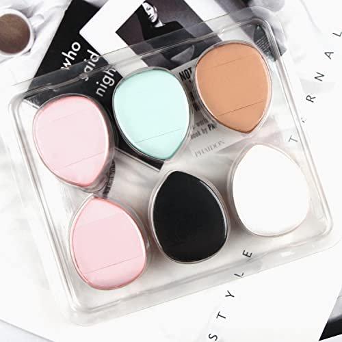 bAnpinSH Finger Puff 12-Pack: Mini Makeup Sponges for Foundation, Concealer & Eyeshadow (5 Colors) - görsel 6