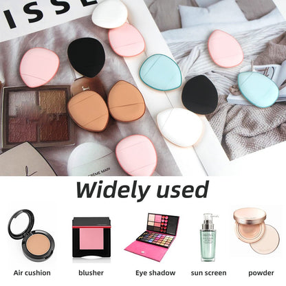 bAnpinSH Finger Puff 12-Pack: Mini Makeup Sponges for Foundation, Concealer & Eyeshadow (5 Colors)