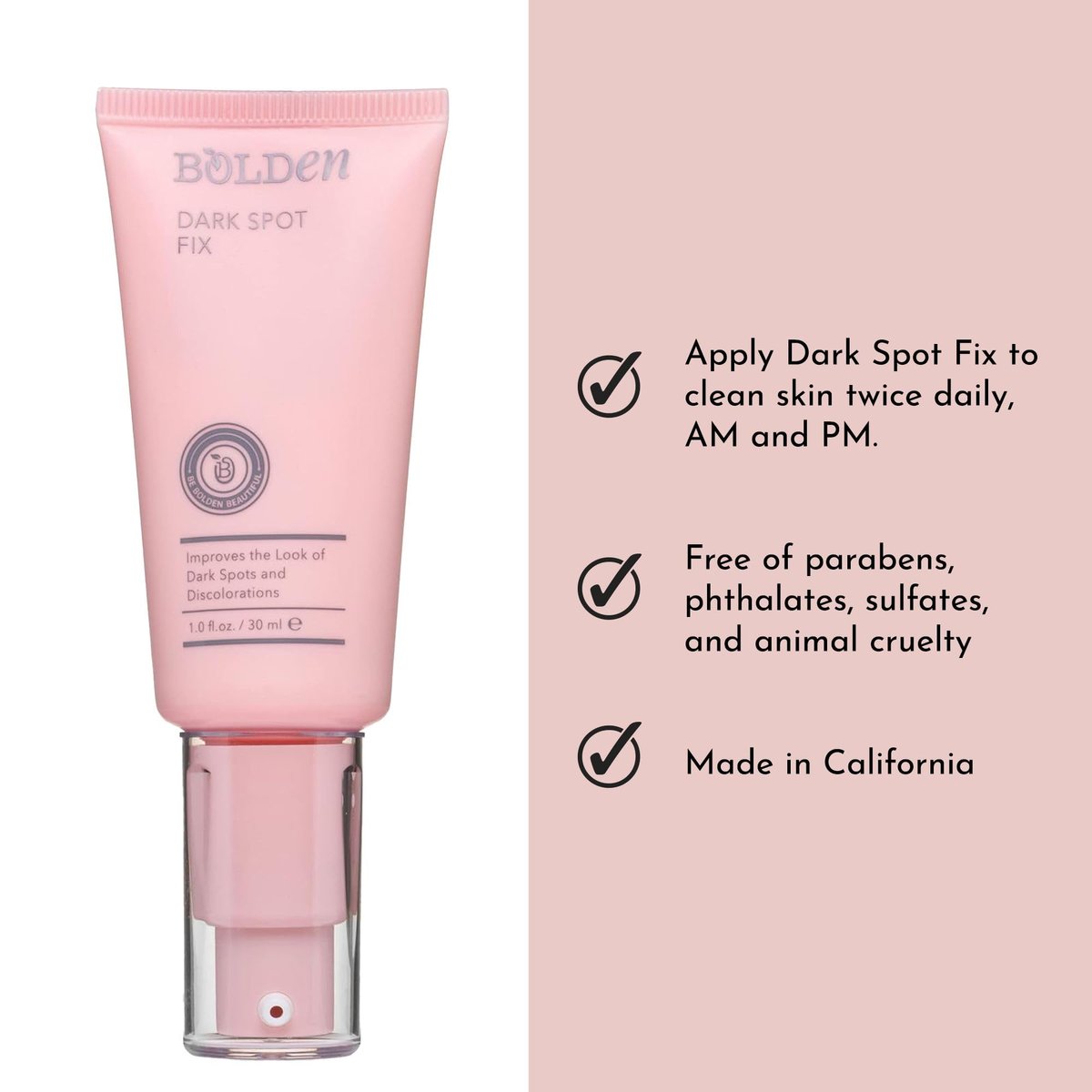 Bolden Dark Spot Corrector for Face with Tranexamic Acid, Niacinamide and Alpha Arbutin | Hyperpigmentation Correcting Serum | 1.0 fl oz Avelisse