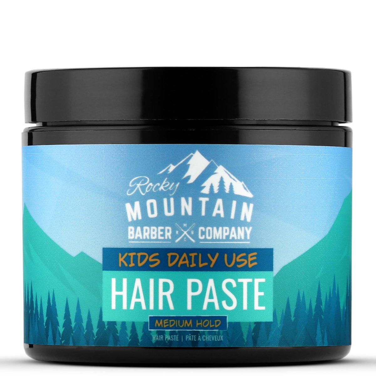 Rocky Mountain Barber Company Kids Hair Styling Paste for Boys - Large 4 oz Tub - Medium Hold Gel for All Hairstyles - Citrus Scent - görsel 2
