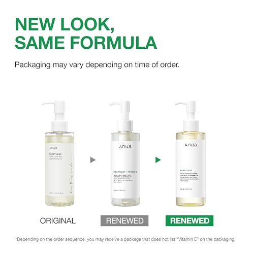 Anua Heartleaf Pore Control Cleansing Oil – Gentle Makeup Remover & Pore Cleanser for All Skin Types, Korean Skincare (6.76 fl oz) Avelisse