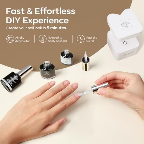 modelones Nail Glue Gel with Top Coat and Prep Dehydrator 3 PCS 15ml - 9 in One Gel Glue Kit for Easy Nail Extension - görsel 12
