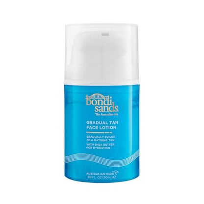 Bondi Sands Gradual Tan Face Lotion – Build a Natural Glow with Hydrating Shea Butter (50mL) Avelisse