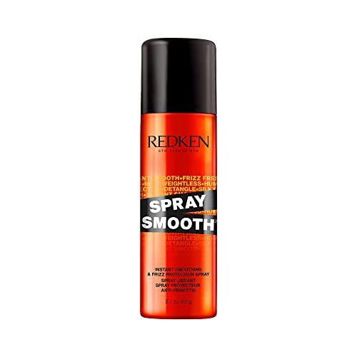 Redken Spray Smooth Anti Frizz Hair Spray – Frizz Control & Heat Protection, Instant Smoother, Citric Acid, Paraben & Sulfate Free, 2 oz - görsel 2