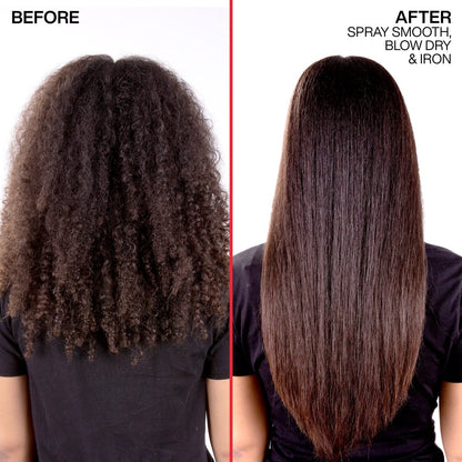 Redken Spray Smooth Anti Frizz Hair Spray – Frizz Control & Heat Protection, Instant Smoother, Citric Acid, Paraben & Sulfate Free, 2 oz