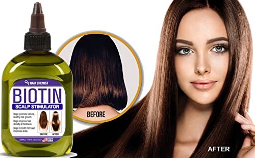 Hair Chemist Biotin Scalp Stimulator 7.1 oz – Scalp Treatment for Hair Growth, Biotin Oil Treatment - görsel 8
