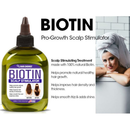 Hair Chemist Biotin Scalp Stimulator 7.1 oz – Scalp Treatment for Hair Growth, Biotin Oil Treatment