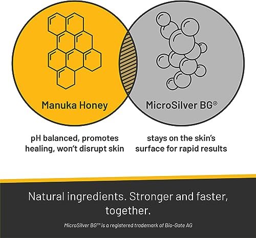 Absorbine Silver Honey Rapid Skin Relief Medicated Shampoo – Medical Grade Manuka Honey & MicroSilver BG – Soothing, Hydrating for Dogs & Horses – 16 oz Avelisse