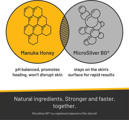 Absorbine Silver Honey Rapid Skin Relief Medicated Shampoo – Medical Grade Manuka Honey & MicroSilver BG – Soothing, Hydrating for Dogs & Horses – 16 oz Avelisse