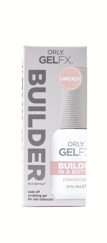Orly GelFX Builder in a Bottle with Guardian Brush - Concealer Nude, Infused with Vitamins A+E and Pro Vitamin B5, 0.6 Fl Oz Avelisse