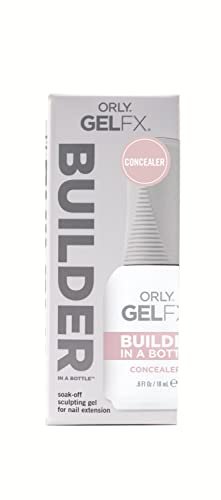 Orly GelFX Builder in a Bottle with Guardian Brush - Concealer Nude, Infused with Vitamins A+E and Pro Vitamin B5, 0.6 Fl Oz Avelisse