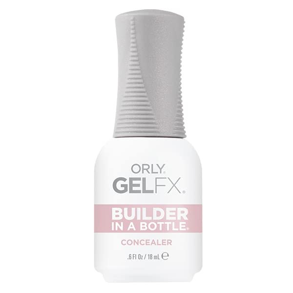 Orly GelFX Builder in a Bottle with Guardian Brush - Concealer Nude, Infused with Vitamins A+E and Pro Vitamin B5, 0.6 Fl Oz Avelisse