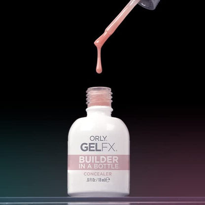 Orly GelFX Builder in a Bottle with Guardian Brush - Concealer Nude, Infused with Vitamins A+E and Pro Vitamin B5, 0.6 Fl Oz Avelisse