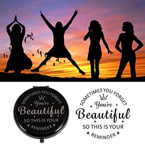 Personalized Compact Mirror Valentine Gift for Women - XPENMULBOJA Metal Pocket Mirror for Daughter, Sister, Friends - görsel 14