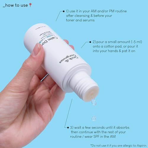 Geek & Gorgeous Calm Down 4% PHA + BHA Liquid 100ml - Gentle Exfoliating Facial Peel - görsel 4