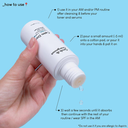 Geek & Gorgeous Calm Down 4% PHA + BHA Liquid 100ml - Gentle Exfoliating Facial Peel