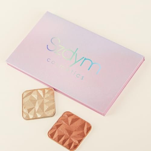 SZDYM Pink Empty Magnetic Palette with Mirror – Customizable Cute Makeup Palette for Eyeshadows, Blush, Lipstick, and Highlighters - görsel 8