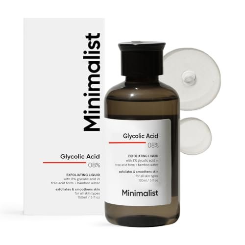 Minimalist Glycolic Acid 8% Exfoliating Toner – Multi-Functional Toner for Face, Body, Underarms & Scalp – Glowing Skin for Women & Men – 5 Fl Oz - görsel 2
