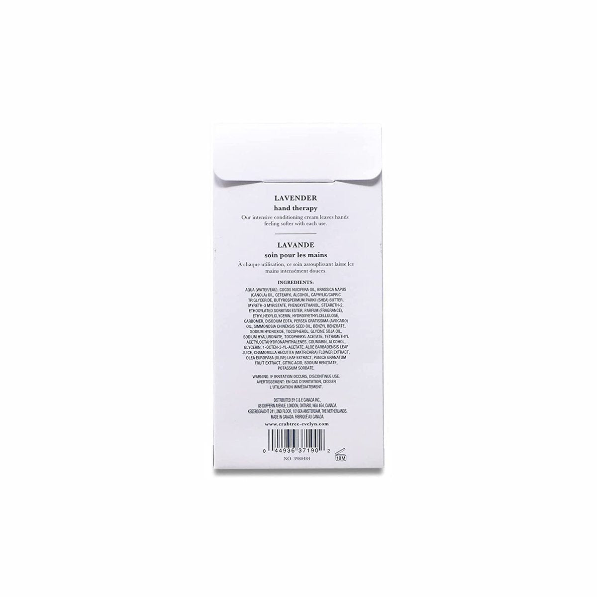 Crabtree & Evelyn Hand Therapy Lavender 3.5 oz - Nourishing Hand Cream Avelisse