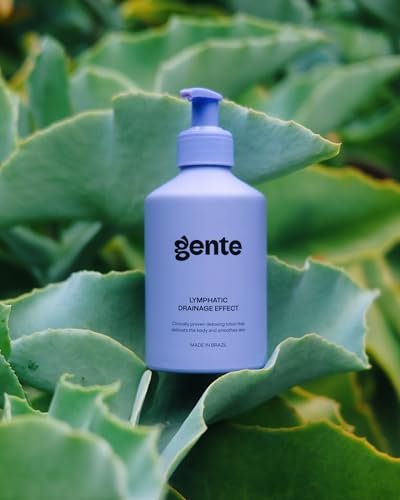 Gente Lymphatic Drainage Effect Body Lotion – Firming & Sculpting Cream for Water Retention, Bloating & Cellulite Appearance – Hydrating Brazilian Formula with Caffeine, Guarana & Açaí – 6.7 oz Avelisse