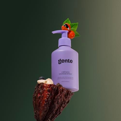 Gente Lymphatic Drainage Effect Body Lotion – Firming & Sculpting Cream for Water Retention, Bloating & Cellulite Appearance – Hydrating Brazilian Formula with Caffeine, Guarana & Açaí – 6.7 oz Avelisse
