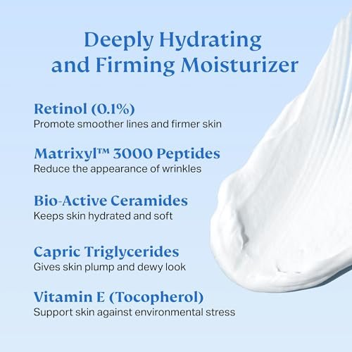 HYDRONOVA Anti-Aging Moisturizer Face Cream & Neck Cream - Firming Retinol Formula for Women - PM Moisturizer for Face, Neck & Décolleté Avelisse