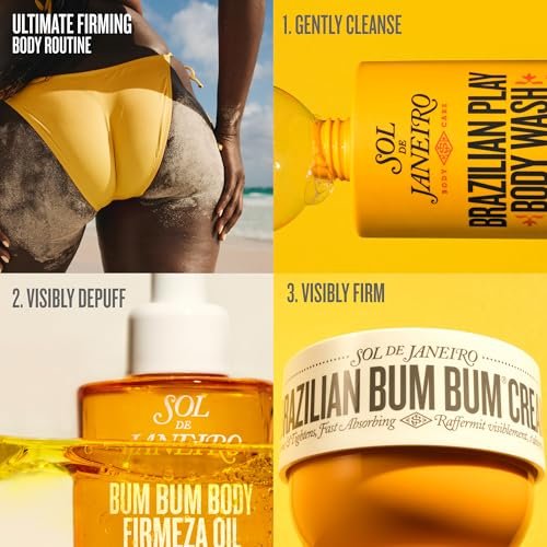 Sol de Janeiro Bum Bum Firmeza Body Oil - Stretch Mark Oil, 3.38 Fl Oz Avelisse