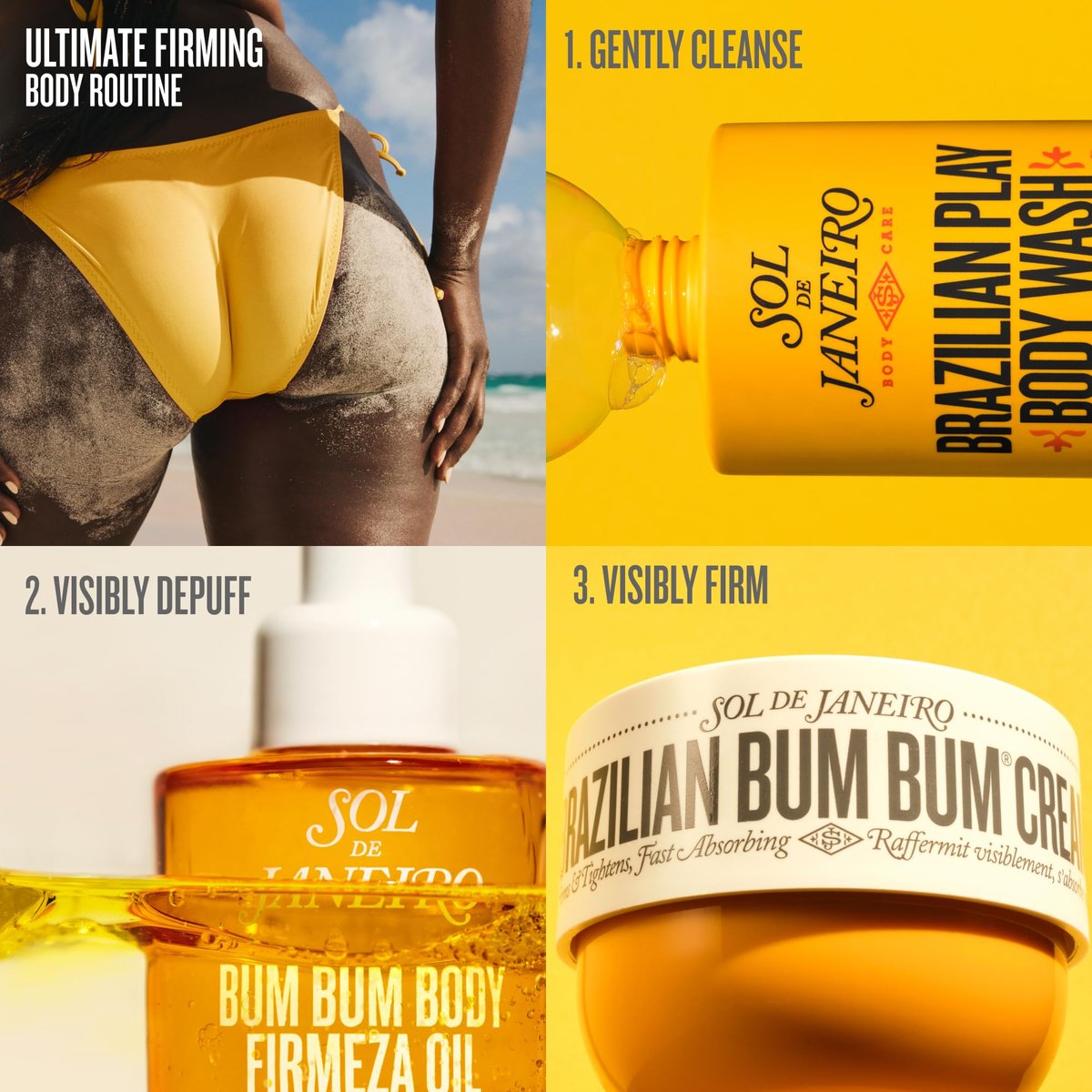 Sol de Janeiro Bum Bum Firmeza Body Oil - Stretch Mark Oil, 3.38 Fl Oz Avelisse