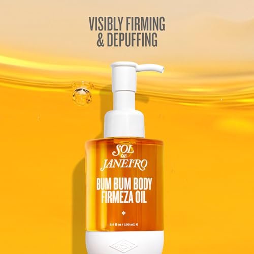 Sol de Janeiro Bum Bum Firmeza Body Oil - Stretch Mark Oil, 3.38 Fl Oz Avelisse