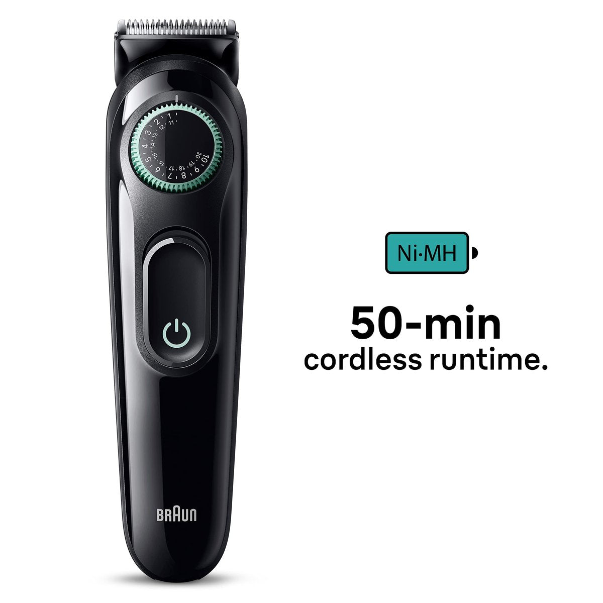 Braun All-In-One Style Kit Series 3 3450, 5-in-1 Trimmer for Men, Ultra-Sharp Blade, 40 Length Settings, Washable, Black Avelisse