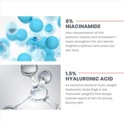 Avène Hyaluron ACTIV B3 Concentrated Plumping Serum with Niacinamide and Hyaluronic Acid, 1 oz Avelisse