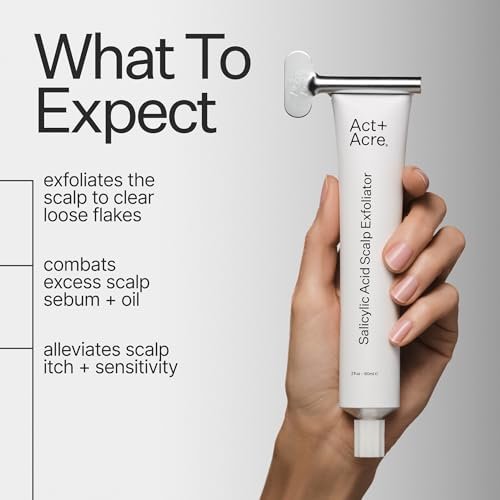 Act+ Acre Cold Processed Salicylic Acid Scalp Exfoliator – 2 Fl Oz Avelisse